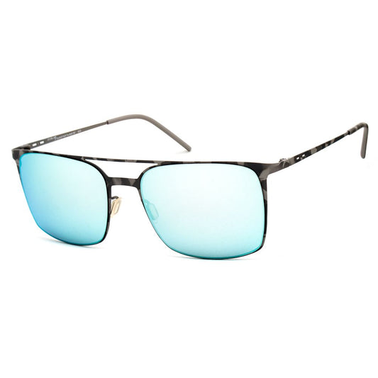 Graue Sonnenbrille aus Metall von Italia Independent