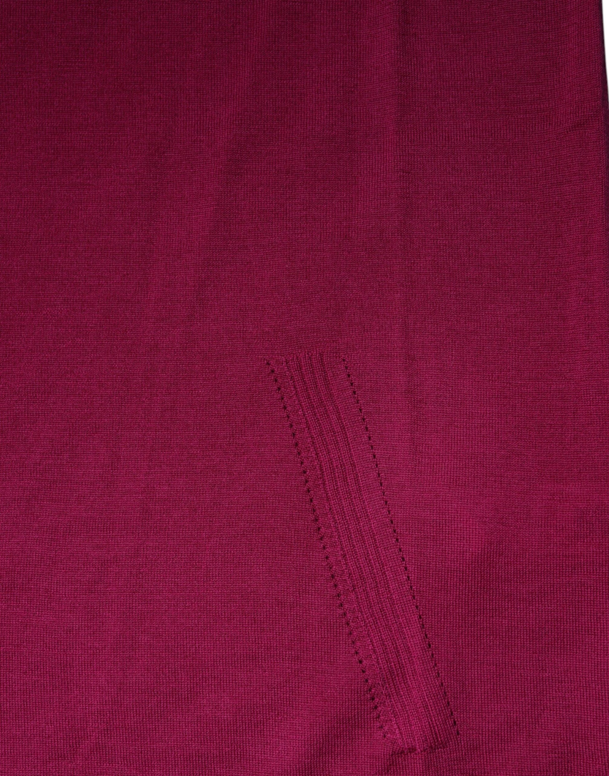 Dolce &amp; Gabbana – Langärmliger Rollkragenpullover aus Wolle in Fuchsia