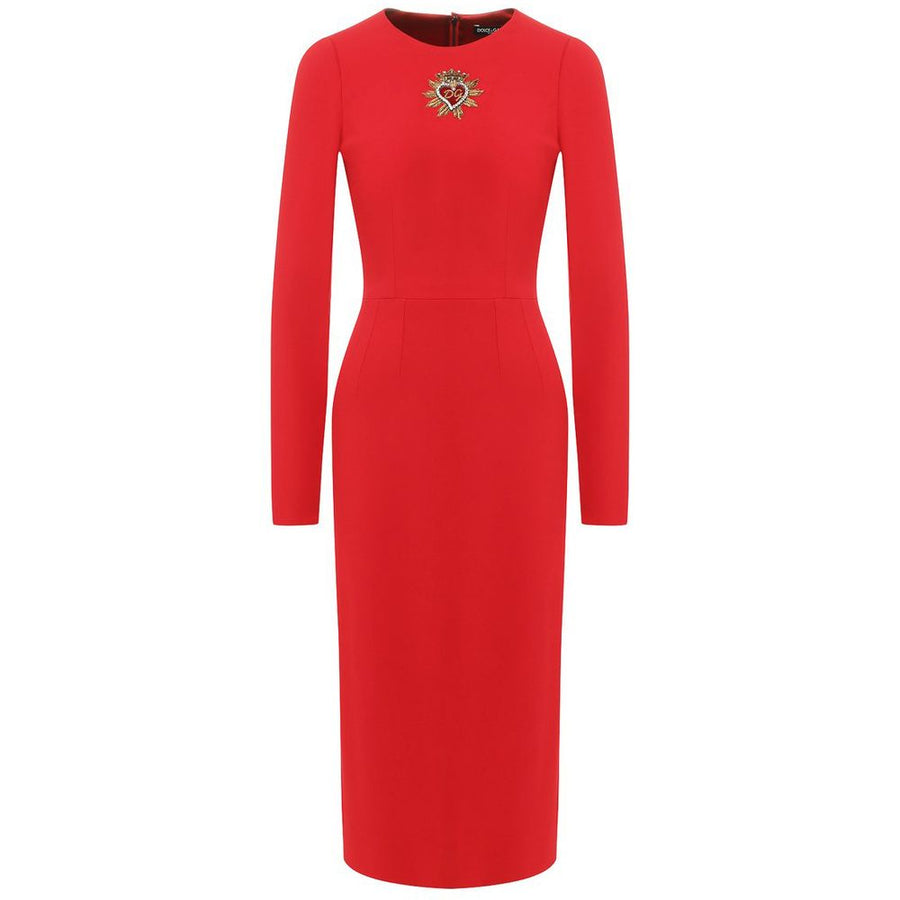 Dolce & Gabbana Red Viscose Dress
