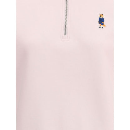 Maison Kitsuné Dressed Fox high neck and zip Sweatshirt