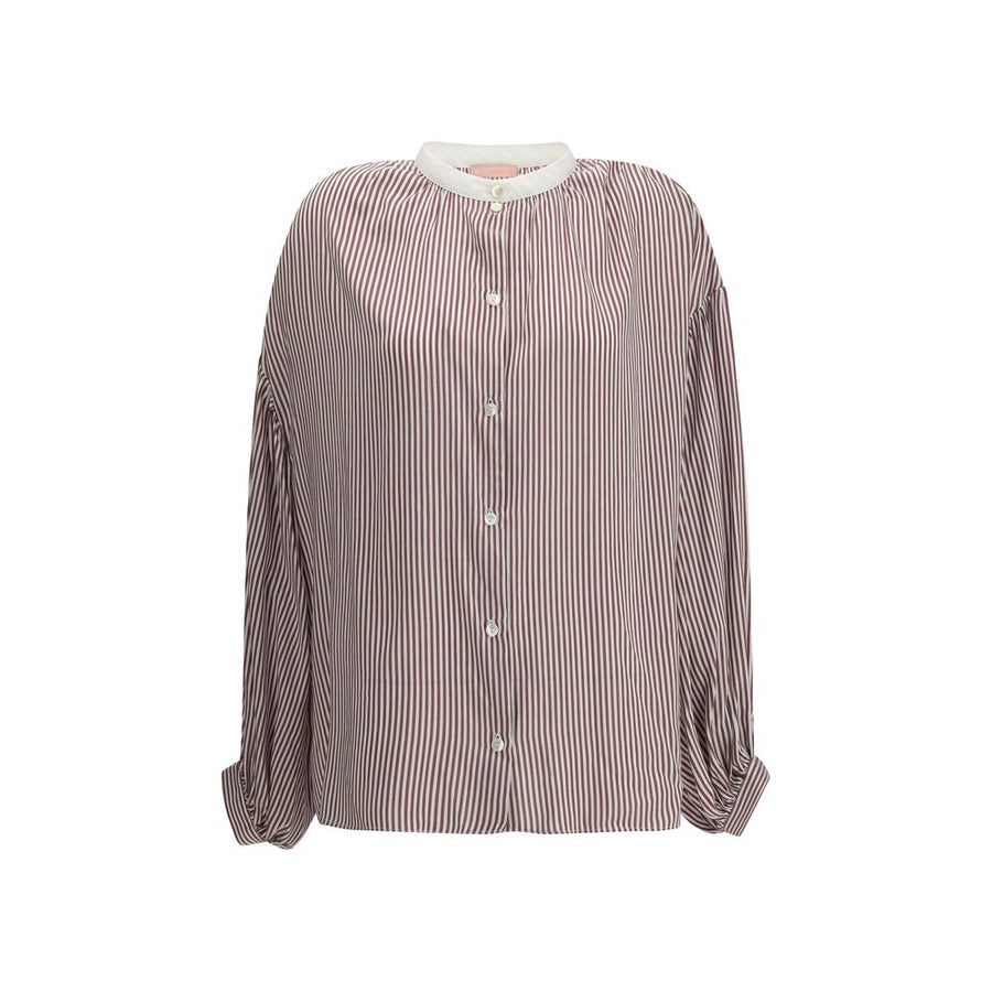 Kristina Ti Striped Shirt with wide sleeves