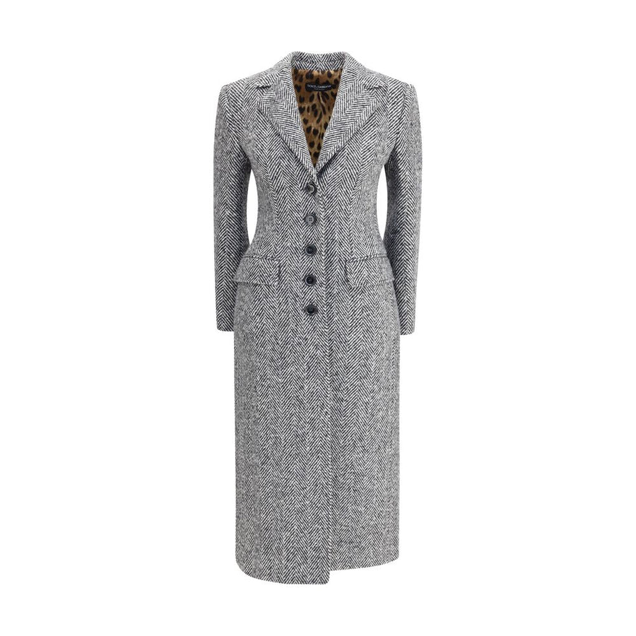Dolce & Gabbana Single-breasted chevron Coat