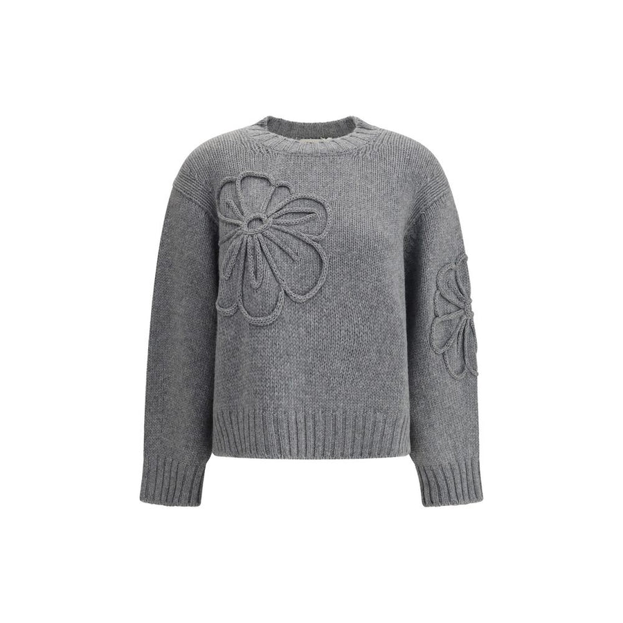 Bruno Manetti Embroidered flower Sweater