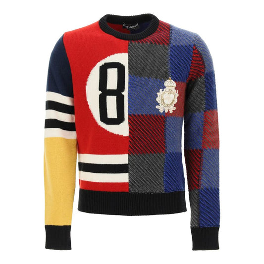 Mehrfarbiger Wollpullover von Dolce &amp; Gabbana