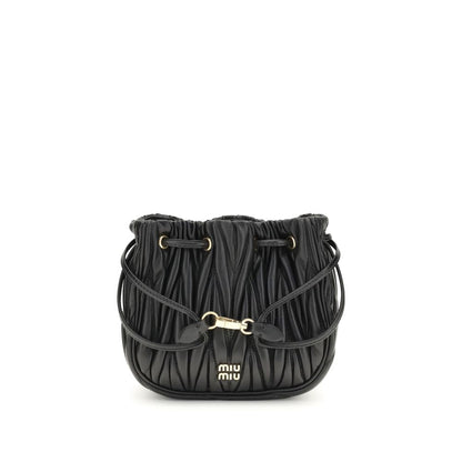 Miu Miu Matelassé nappa leather Pouch
