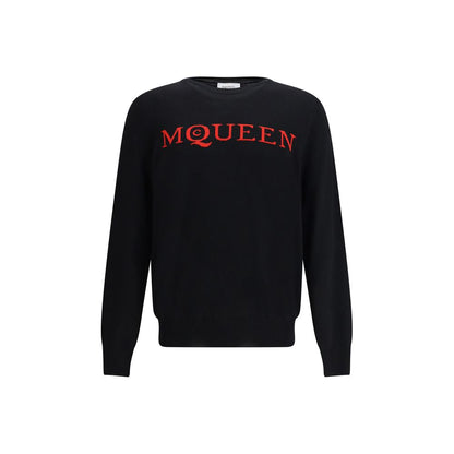 Alexander McQueen Black Wool Sweatshirt