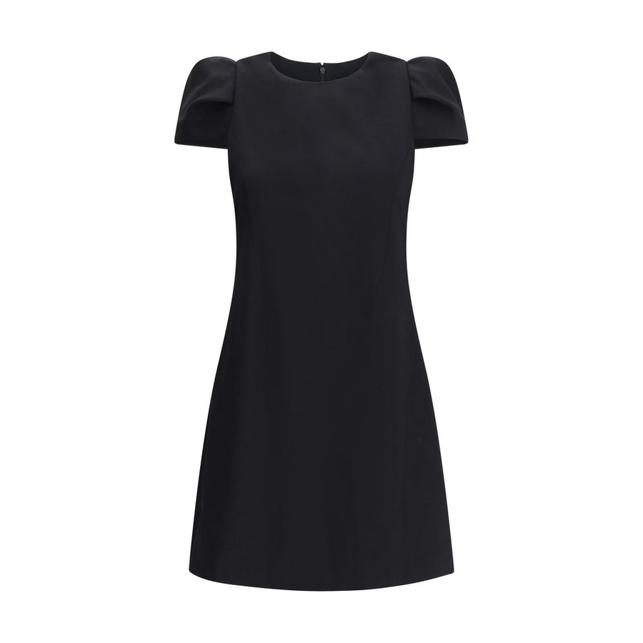 Alexander McQueen Black Wool Casual Dress