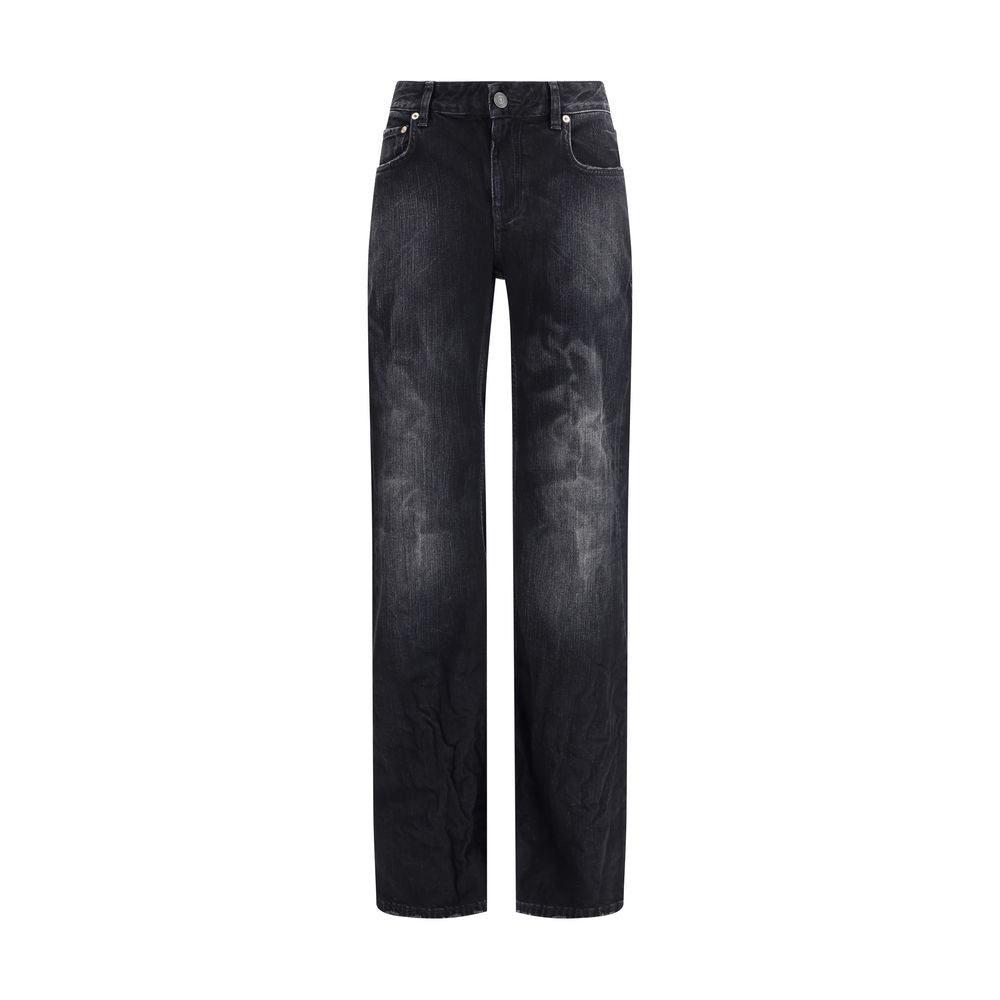 Balenciaga Weite Jeans aus Baumwolle