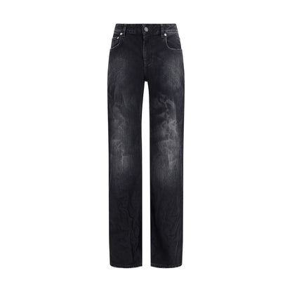Balenciaga Weite Jeans aus Baumwolle