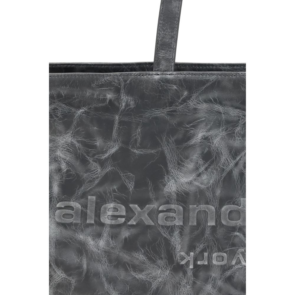 Alexander Wang Gray Leather Shoulder Bag