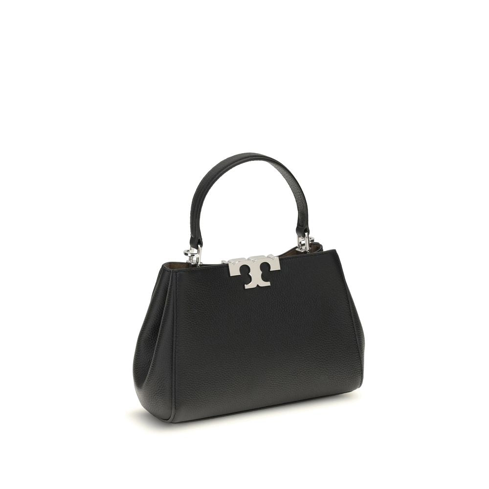 Tory Burch Black Calf Leather Bos Taurus Handbag