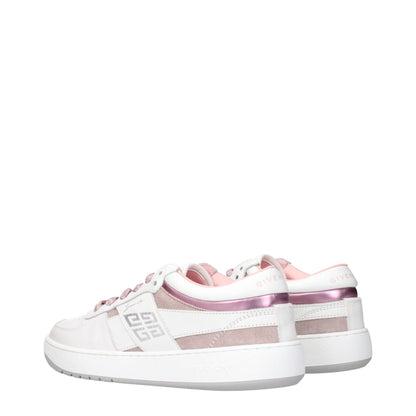 Givenchy White Leather Low Top Sneakers