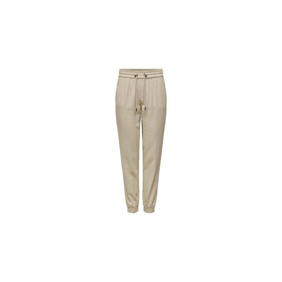Only Beige Viscose Pant