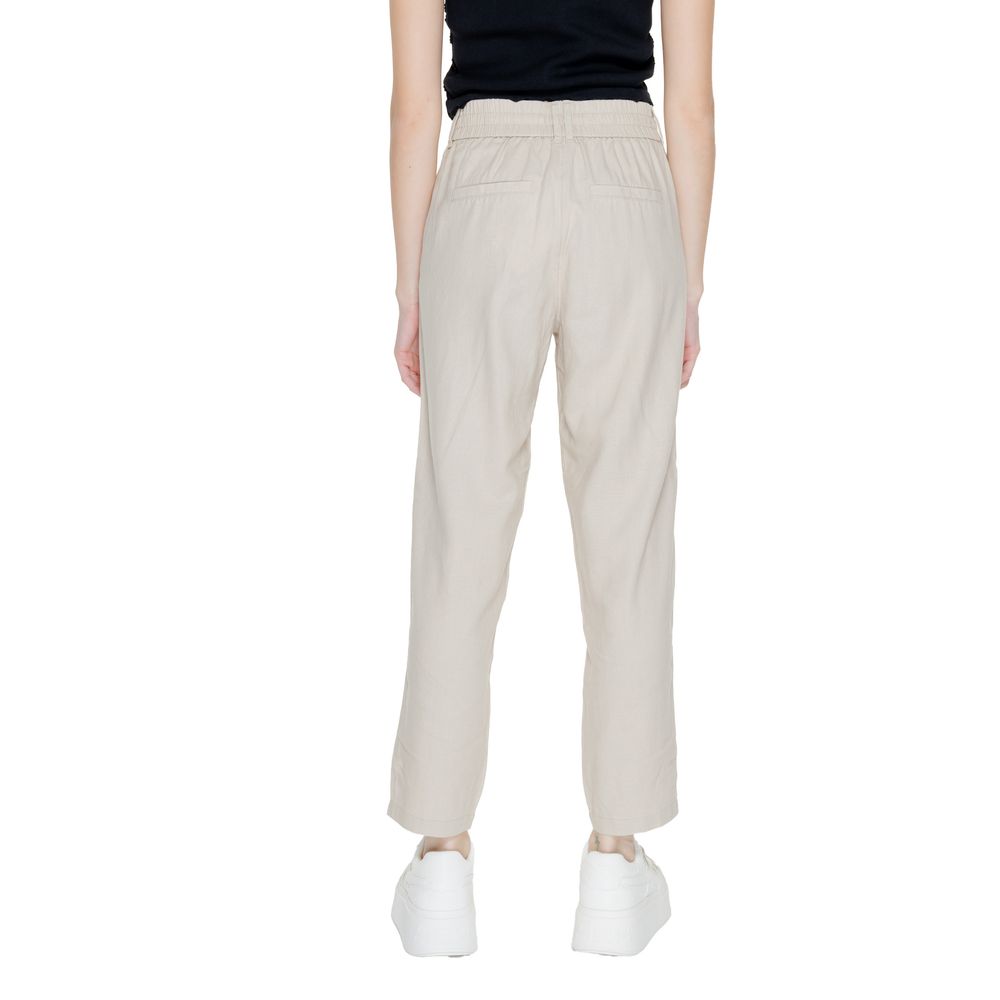 Only – Beige Leinenhose