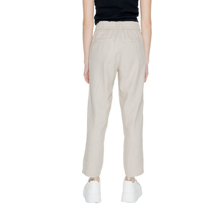Only – Beige Leinenhose