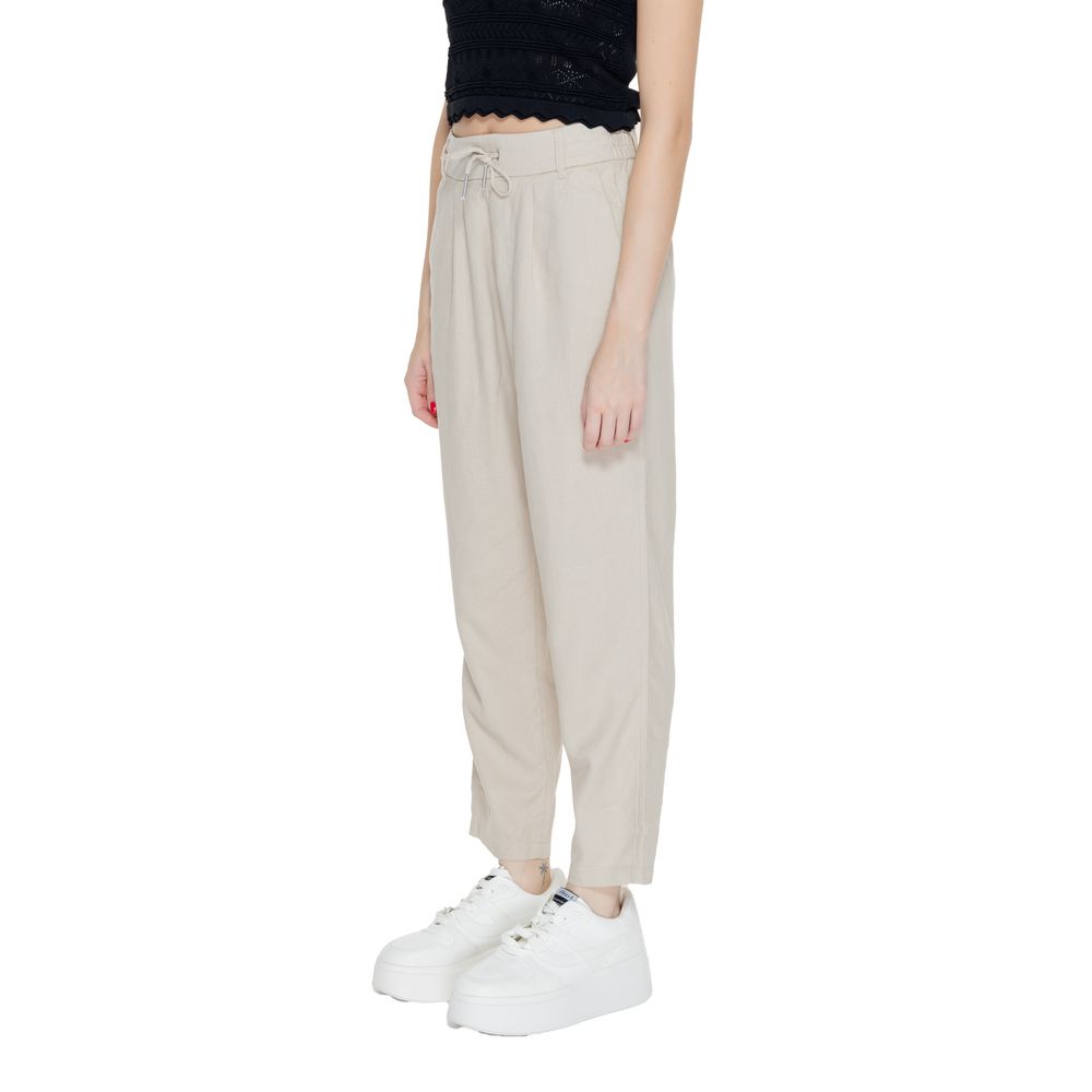 Only – Beige Leinenhose