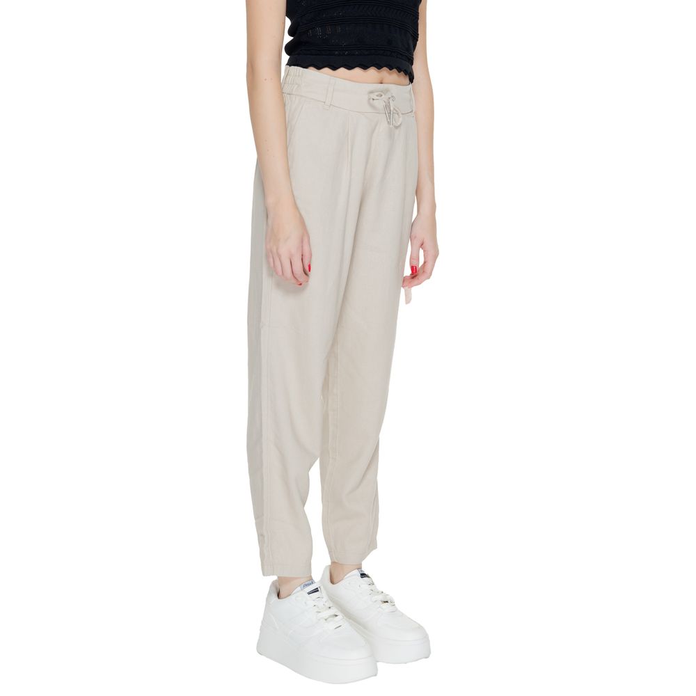 Only – Beige Leinenhose