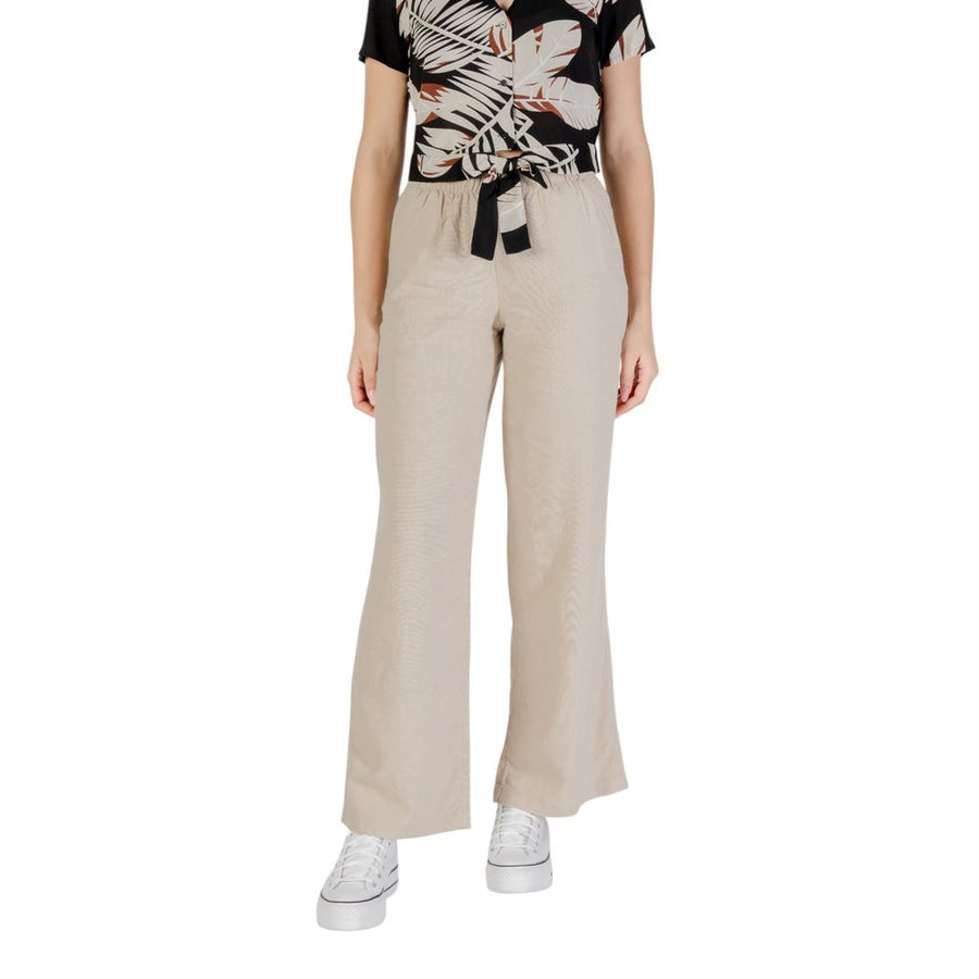 Only Beige Linen Pant
