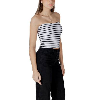 Calvin Klein Jeans White Recycled Cotton Top