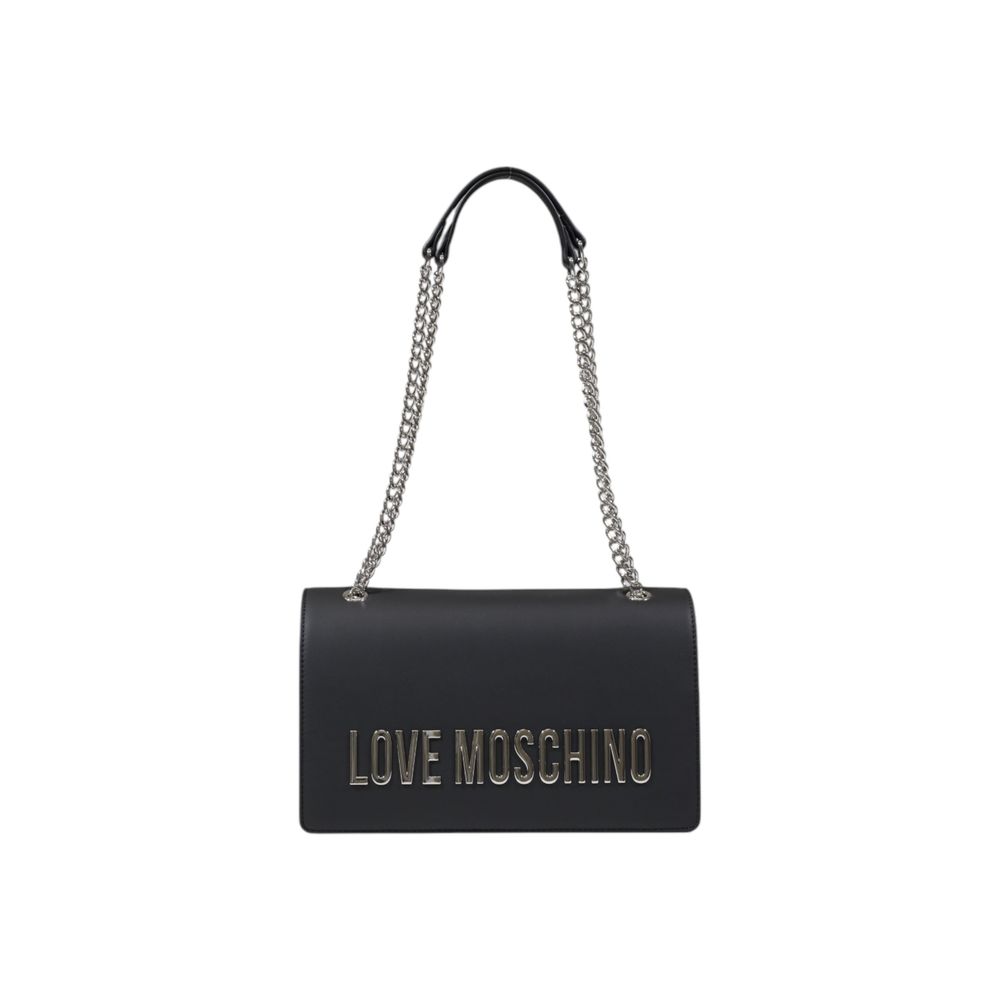 Love Moschino – Graue Handtasche aus Polyethylen