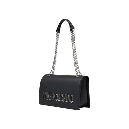 Love Moschino – Graue Handtasche aus Polyethylen