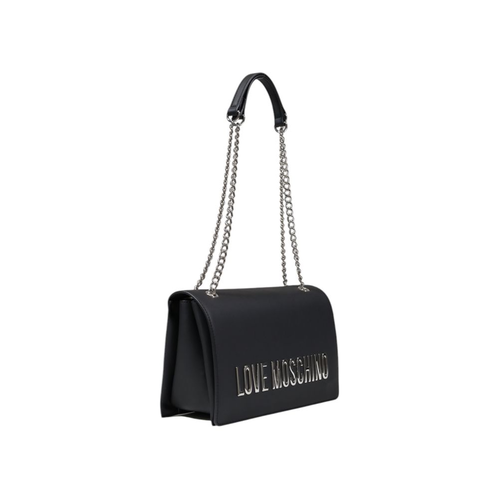 Love Moschino – Graue Handtasche aus Polyethylen