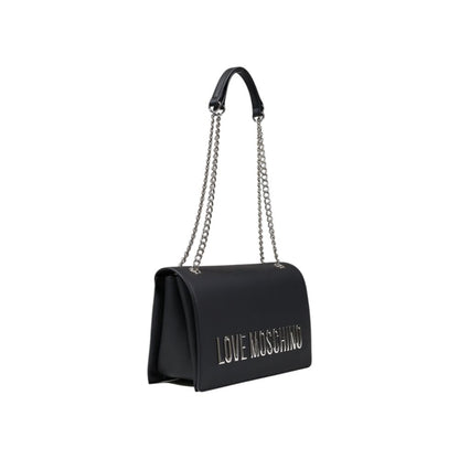 Love Moschino – Graue Handtasche aus Polyethylen