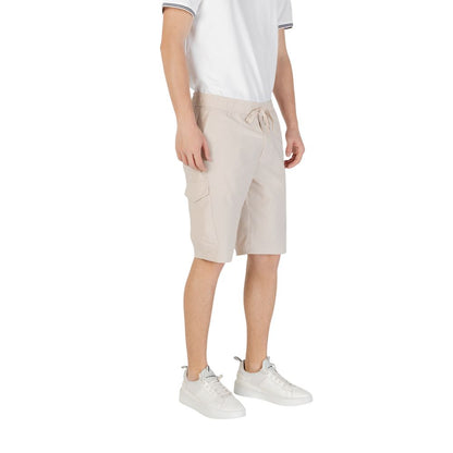 Hugo Boss Beige Polyester Bermuda Shorts