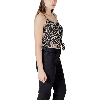 Only – Schwarzes Viskose-Tanktop