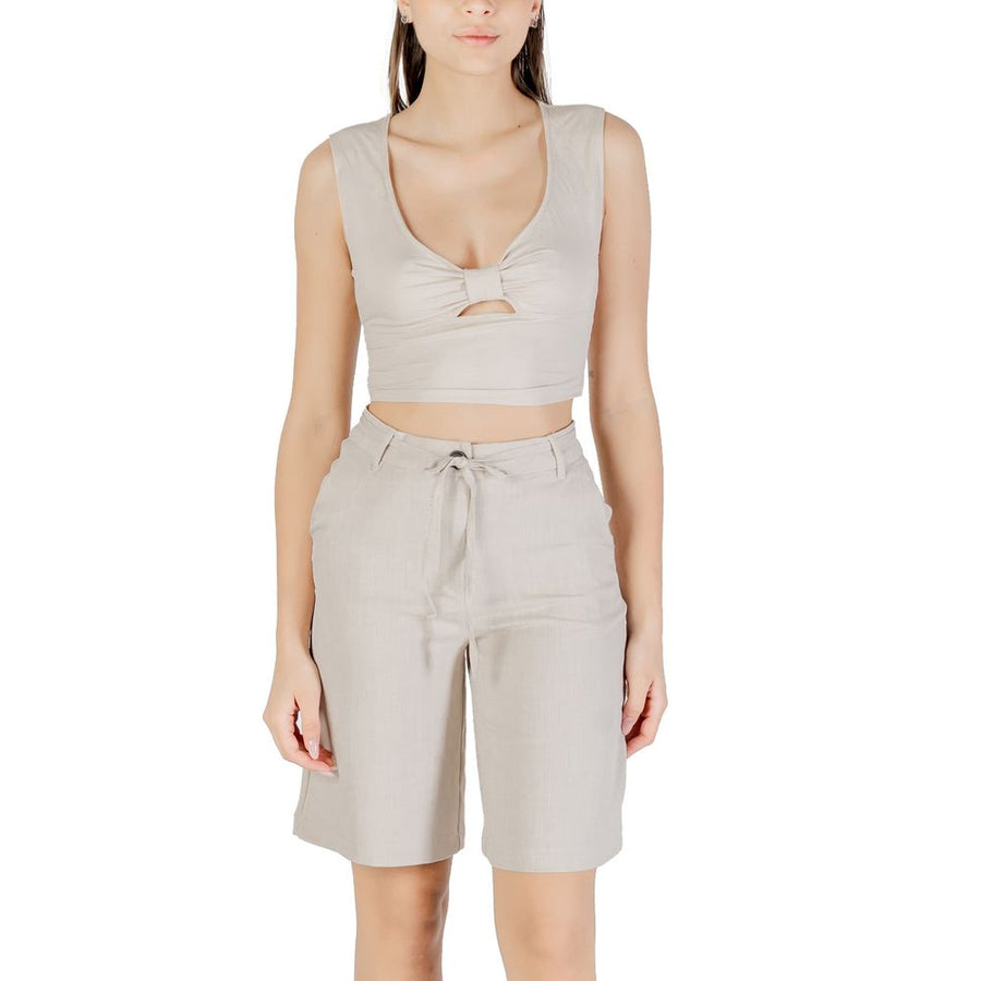 Only Beige Viscose Top