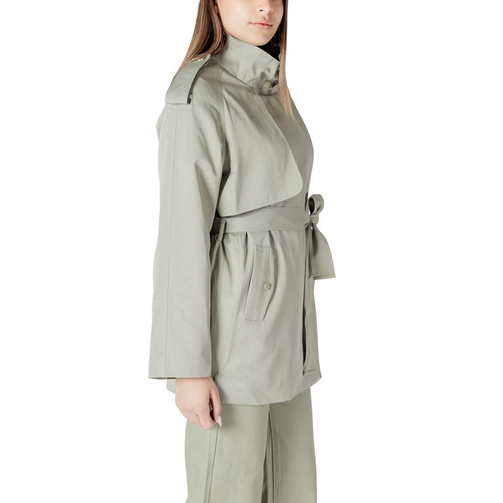 Morgan De Toi Bicolor Cotton Parka