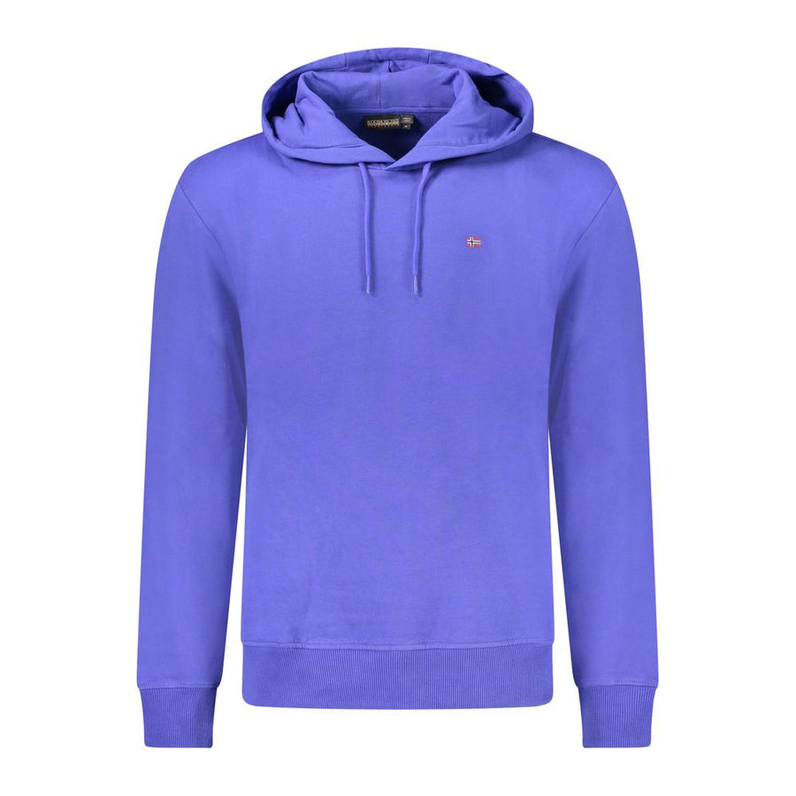 Napapijri Blue Cotton Men Sweater