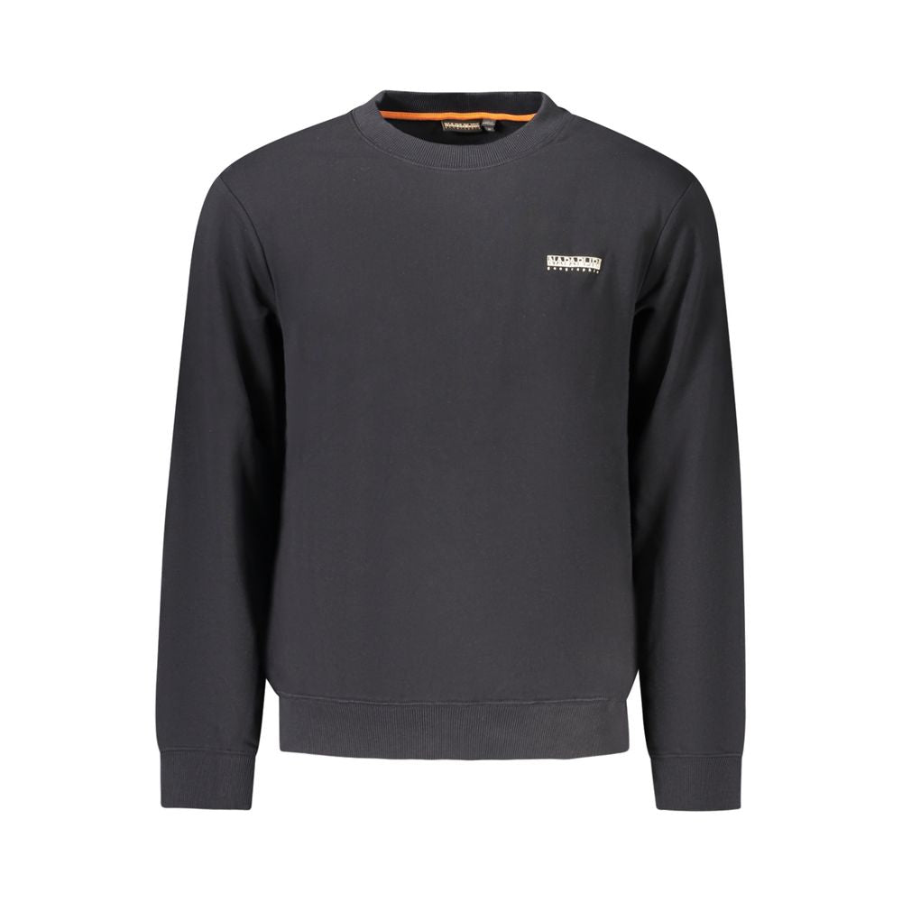 Napapijri Schwarzer Baumwollpullover für Herren