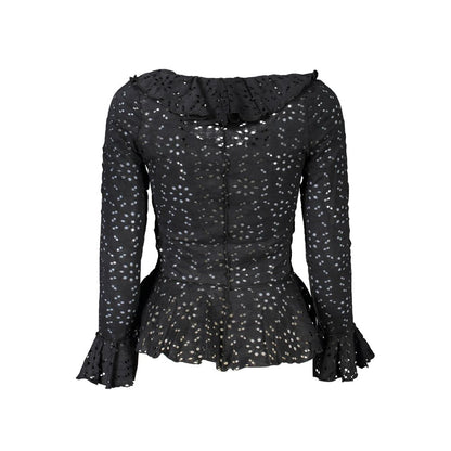 Desigual Schwarzes Baumwollhemd