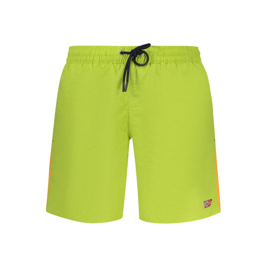 Norway 1963 Verde Poliammide Men's Swim Boxer
