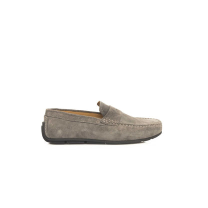 Cerruti 1881 Herren-Loafer aus grauem Rindsleder
