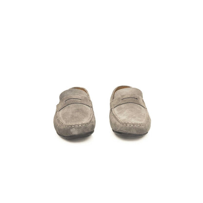 Cerruti 1881 Herren-Loafer aus grauem Rindsleder