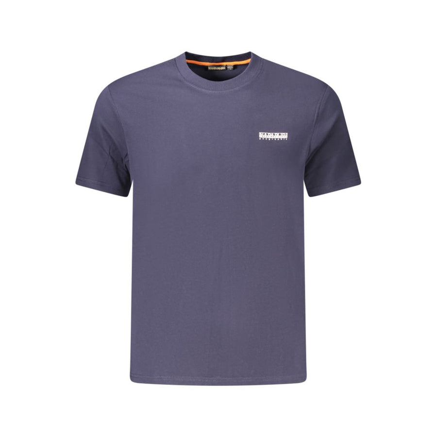 Napapijri Blue Cotton Men T-Shirt