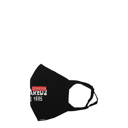 Dsquared² Schwarze Polypropylen-Gesichtsmasken