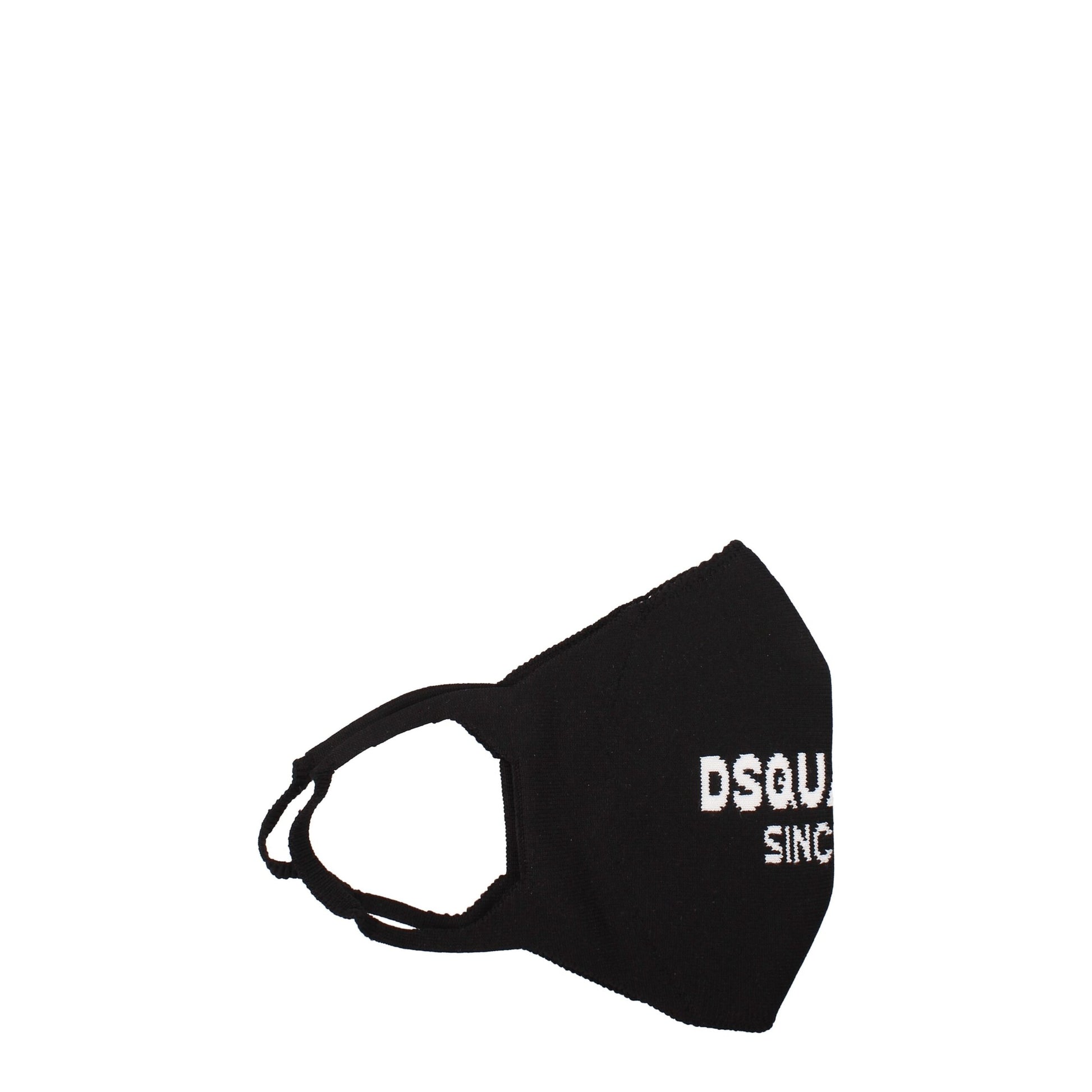 Dsquared² Schwarze Polypropylen-Gesichtsmasken