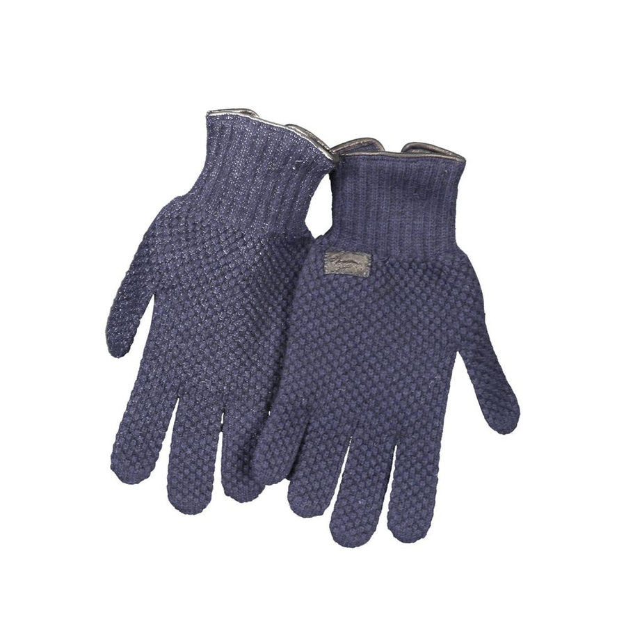 Harmont & Blaine Blue Wool Glove