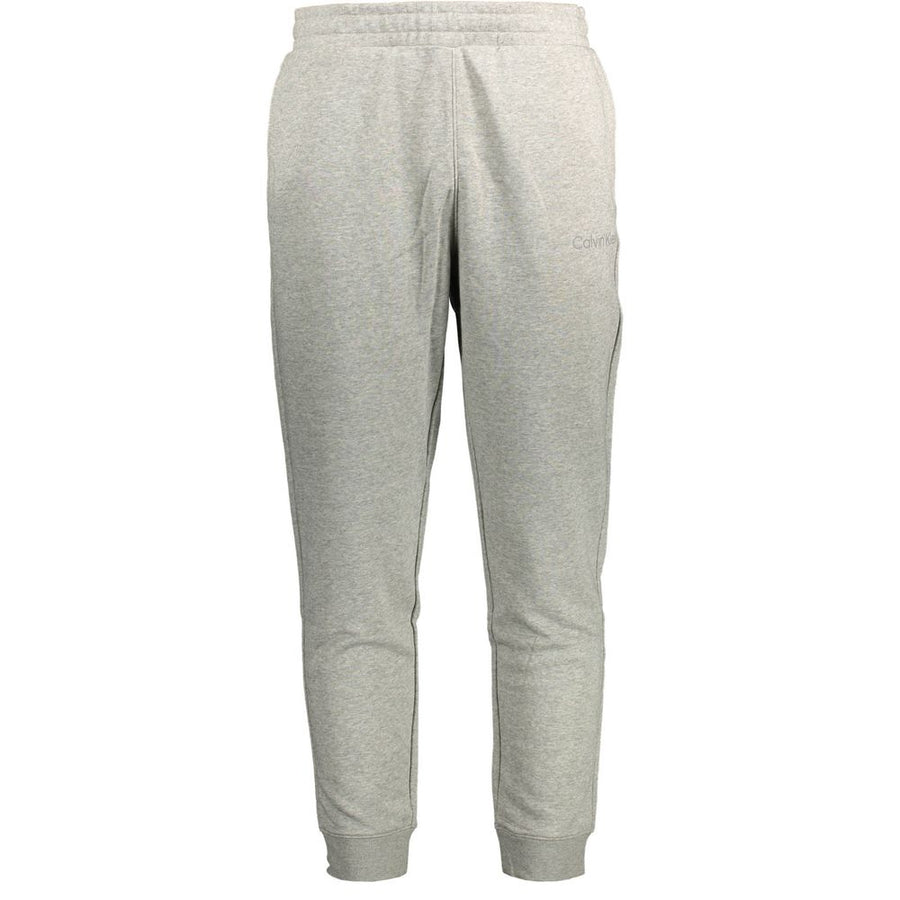 Calvin Klein Gray Cotton Men's Track Pant