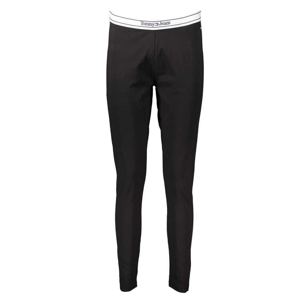 Tommy Hilfiger Black Cotton Women's Legging