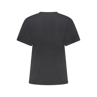 Schwarzes Baumwoll-T-Shirt von Napapijri