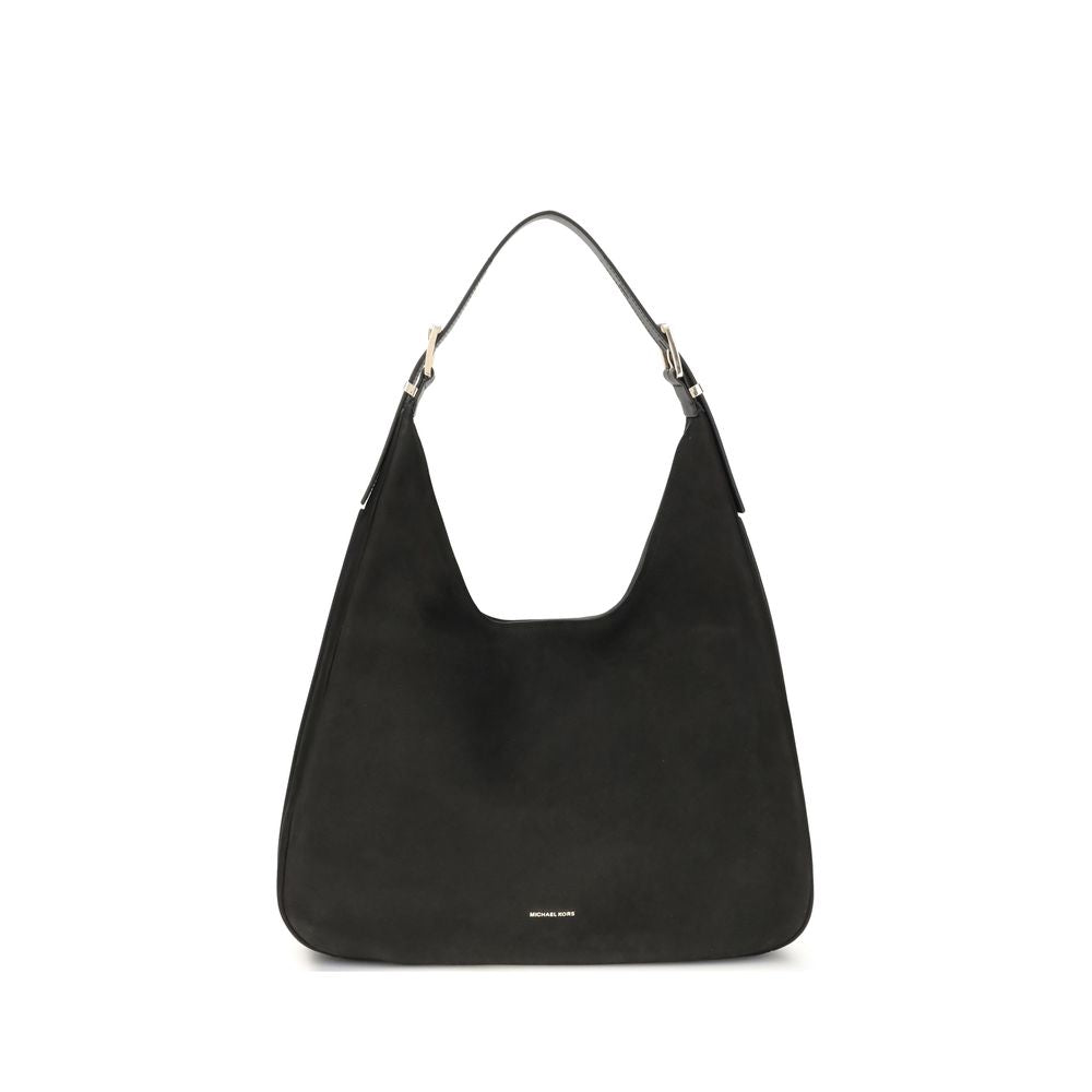 Michael Kors Black Calf Leather Bos Taurus Shoulder Bag