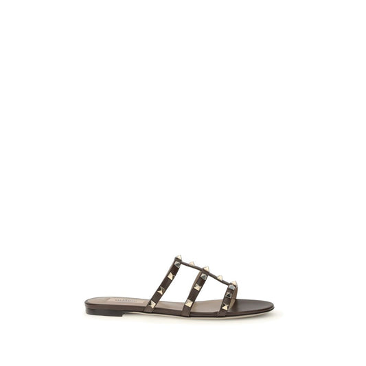 Valentino Garavani Rockstud Slider-Sandale