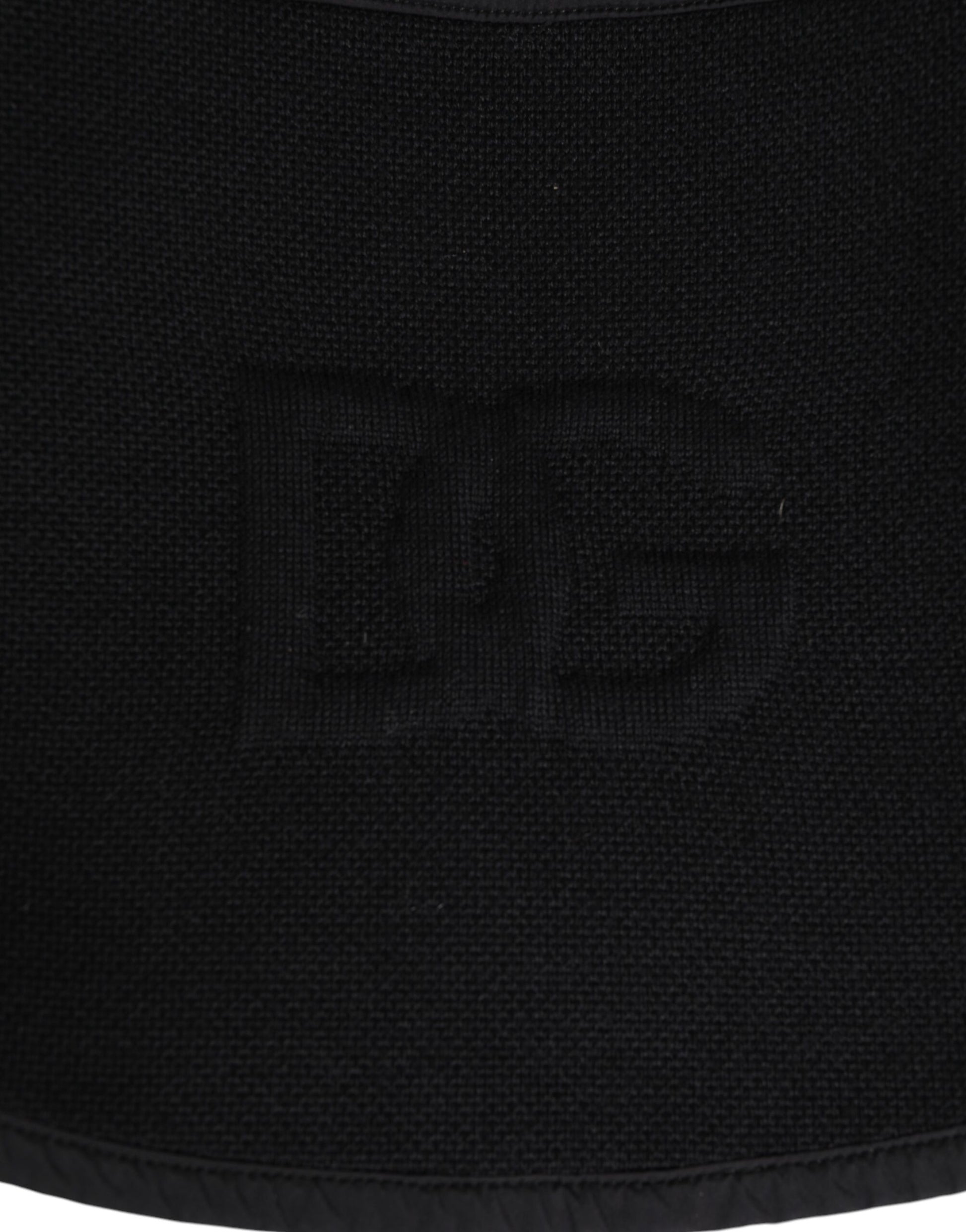 Dolce & Gabbana Black Lace Stole Knitted DG Logo Men One Size Scarf