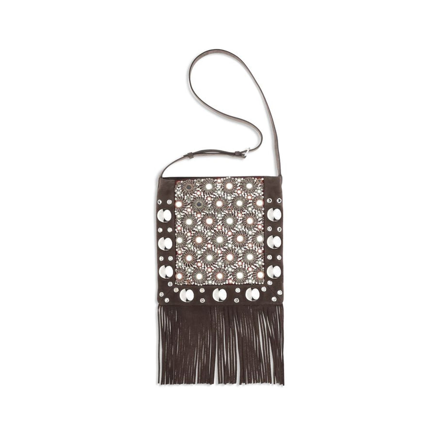 Valentino Garavani Brown Leather Shoulder Bag