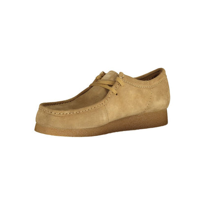 Clarks Beige Suede Men Sneaker