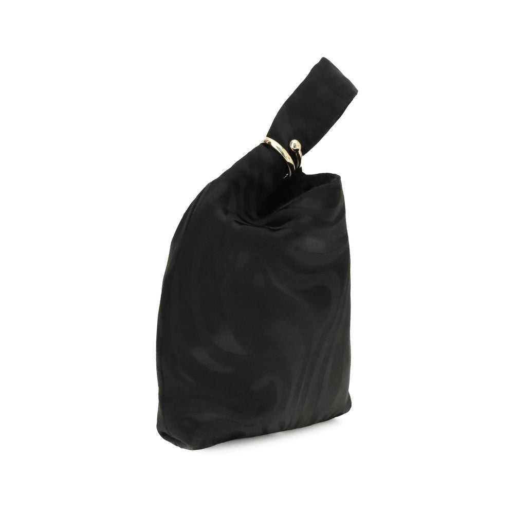 Emilio Pucci Black Silk Clutch Bag